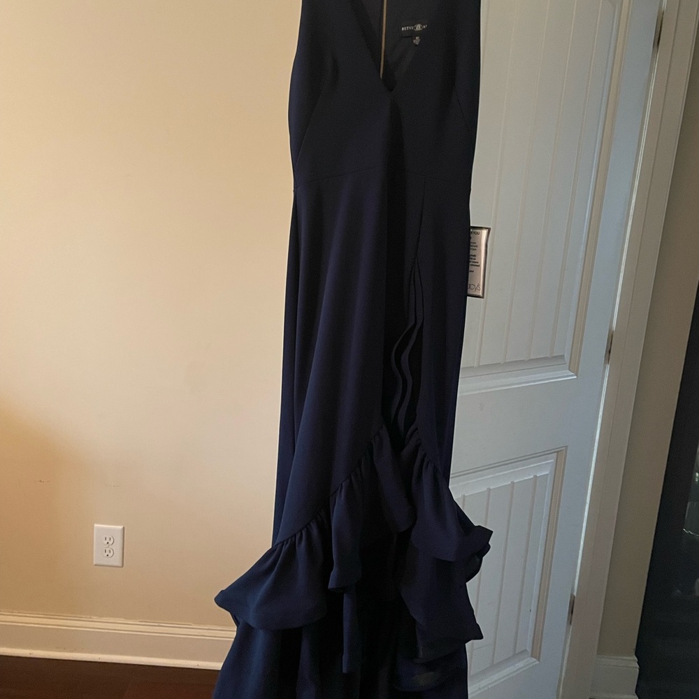 Black maxi formal dress by Betsy Adam. New with tag size 12 - Picture 3 of 6